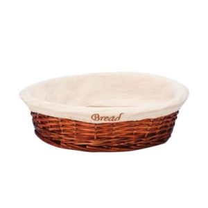 Zicco JN-20985 Daire Ekmek Sepeti, 45x11 cm, Koyu Renk