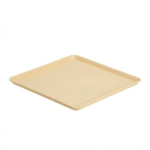 Zicco K-2060 Melamin Teşhir Tepsisi, 29x29 cm, Krem