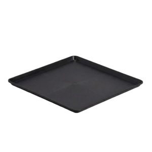 Zicco K-2060 Melamin Teşhir Tepsisi, 29x29 cm, Siyah