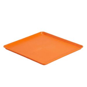 Zicco K-2060 Melamin Teşhir Tepsisi, 29x29 cm, Turuncu