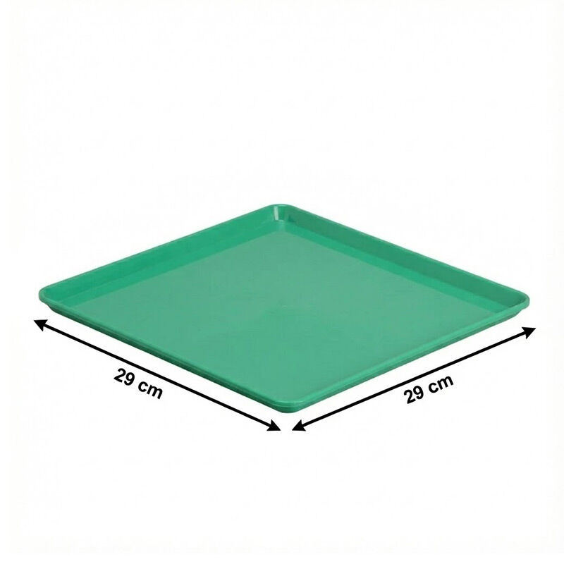 Zicco K-2060 Melamin Teşhir Tepsisi, 29x29 cm, Yeşil - Görsel 2
