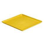 Zicco K-9250 Taş Model Melamin Teşhir Tepsisi, 29x29 cm, Sarı
