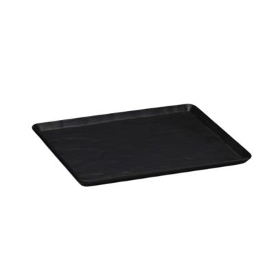 Zicco K-9350 Taş Model Melamin Teşhir Tabağı, 26x32 cm, Krem