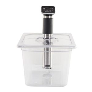 100% Chef Noonie GN 1/2 Kapaklı Polikarbonat Sous Vide Küveti, 15 L