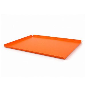 Almetal Alüminyum Açılı Tepsi, 30x42 cm, Turuncu