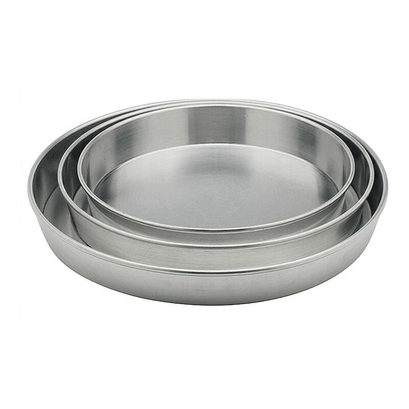 Almetal Alüminyum Tek Kullanımlık Yuvarlak Tepsi, 0.50 mm, 22x4 cm - Görsel 2