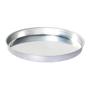 Almetal Alüminyum Tek Kullanımlık Yuvarlak Tepsi, 0.50 mm, 36x4 cm