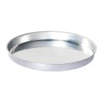 Almetal Alüminyum Tek Kullanımlık Yuvarlak Tepsi, 0.50 mm, 38x4 cm