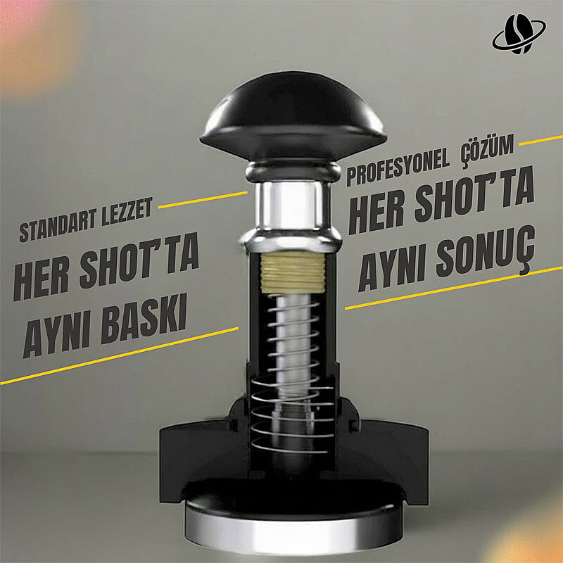 Aywens Kalibrasyonlu Tamper, 53.35 mm - Görsel 6