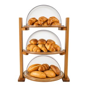 Biradlı Groovy GRV-RS-01 3 Katlı Rolltop Teşhir Standı, 55x44x85 cm