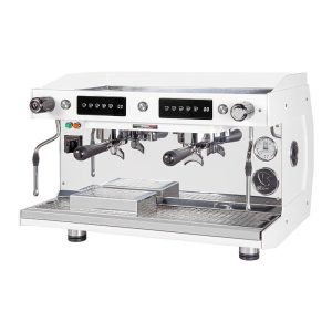 Brugnetti Luna Tall Cup Tam Otomatik Espresso Kahve Makinesi, 2 Gruplu, Beyaz