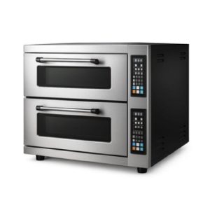 By Kitchen DPO-502 24 cm x 8 Pizza Kapasiteli Çift Katlı Pizza Fırını, Elektrikli