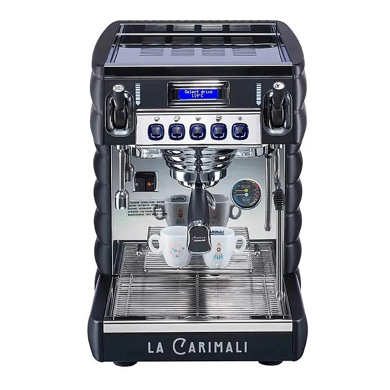 Carimali Bubble Tam Otomatik Espresso Kahve Makinesi, Tek Gruplu, Siyah