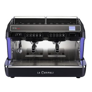 Carimali DivaPRO High Cappuccinatore Tam Otomatik Espresso Kahve Makinesi, 2 Gruplu, 400 V, Siyah