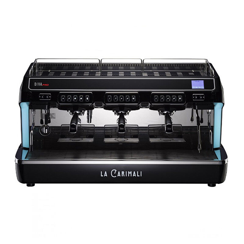 Carimali DivaPRO Tam Otomatik Espresso Kahve Makinesi, 3 Gruplu, 400 V, Siyah