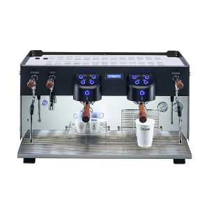 Carimali Glow E2 Tam Otomatik Espresso Kahve Makinesi, 2 Gruplu, Siyah