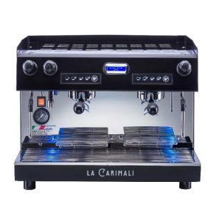 Carimali Nimble Tall Cup Tam Otomatik Espresso Kahve Makinesi, 2 Gruplu, Siyah