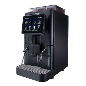 Carimali SilverAce M Brew L Tam Otomatik Espresso Kahve Makinesi, 2 Çekirdek Hazneli, 1 Toz Ürün Hazneli, Taze Sütlü, Siyah