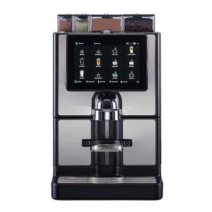 Carimali SilverTwin CARIbrew L Tam Otomatik Espresso Kahve Makinesi, 1 Çekirdek Hazneli, 3 Toz Ürün Hazneli, Taze Sütlü, Silver-Siyah