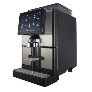 Carimali SilverTwin CARIbrew L Tam Otomatik Espresso Kahve Makinesi, 2 Çekirdek Hazneli, 1 Toz Ürün Hazneli, Taze Sütlü, Silver-Siyah
