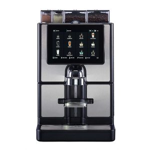 Carimali SilverTwin CARIbrew L Tam Otomatik Espresso Kahve Makinesi, 2 Çekirdek Hazneli, 2 Toz Ürün Hazneli, Taze Sütlü, Silver-Siyah