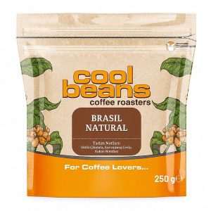 Cool Beans Brasil Natural Öğütülmüş Filtre Kahve, 250 gr