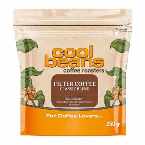 Cool Beans Classic Blend Filtre Kahve Çekirdeği, 250 gr