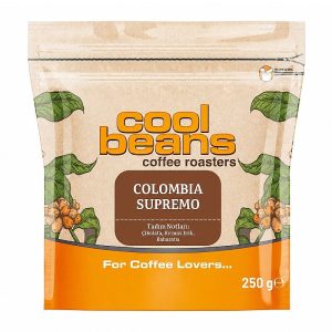 Cool Beans Colombia Supremo Kahve Çekirdeği, 250 gr