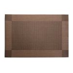 Epinox AS-10A PVC Amerikan Servis, 30x45 cm, Kahverengi - Çerçeveli Desen