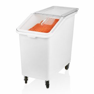 GastroPlast GIB-04 Polipropilen Kayar Kapaklı Erzak Arabası, 102 L