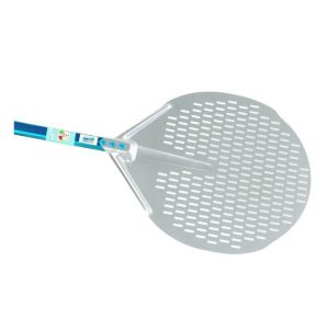 Gi-Metal A-32F/120 Alüminyum Delikli Pizza Küreği, 33 cm