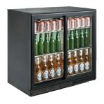 Gtech SC208F YF Bar Arkası Şişe Soğutucu Dolap, 2 Sürgü Kapılı