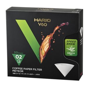Hario VCF-02-50MT V60 02 Meteor Dripper Filtresi, 50 Adet