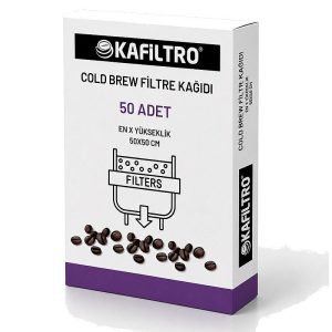 Kafiltro Cold Brew Filtre Kahve Kağıdı, 50x50 cm, 50 Adet