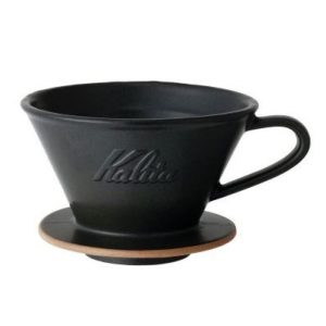 Kalita MI 185 Seramik Dalgalı Dripper, Kum Siyahı
