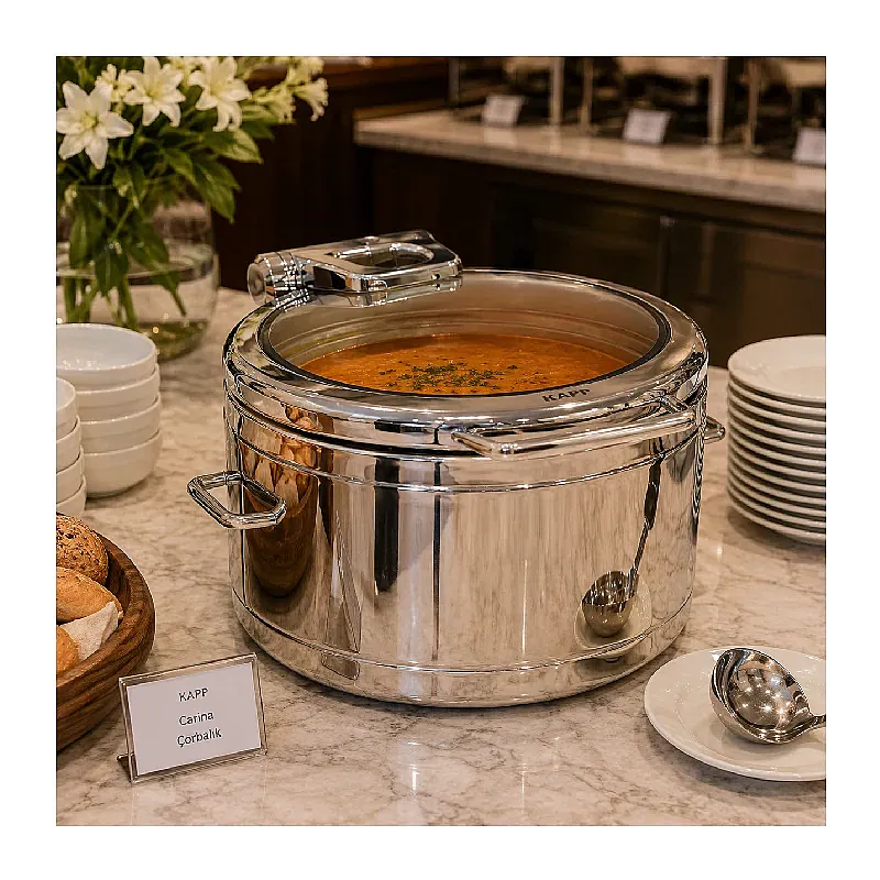 Kapp Carina Serisi Çorbalık Chafing Dish, 14.3 L, Elektrikli - Görsel 4