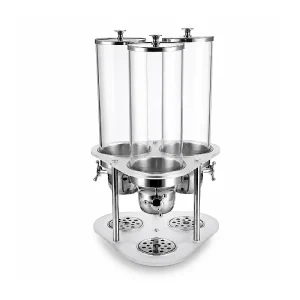 Kapp Carina Serisi Üçlü Cornflakes Dispenseri, 3x3.7 L
