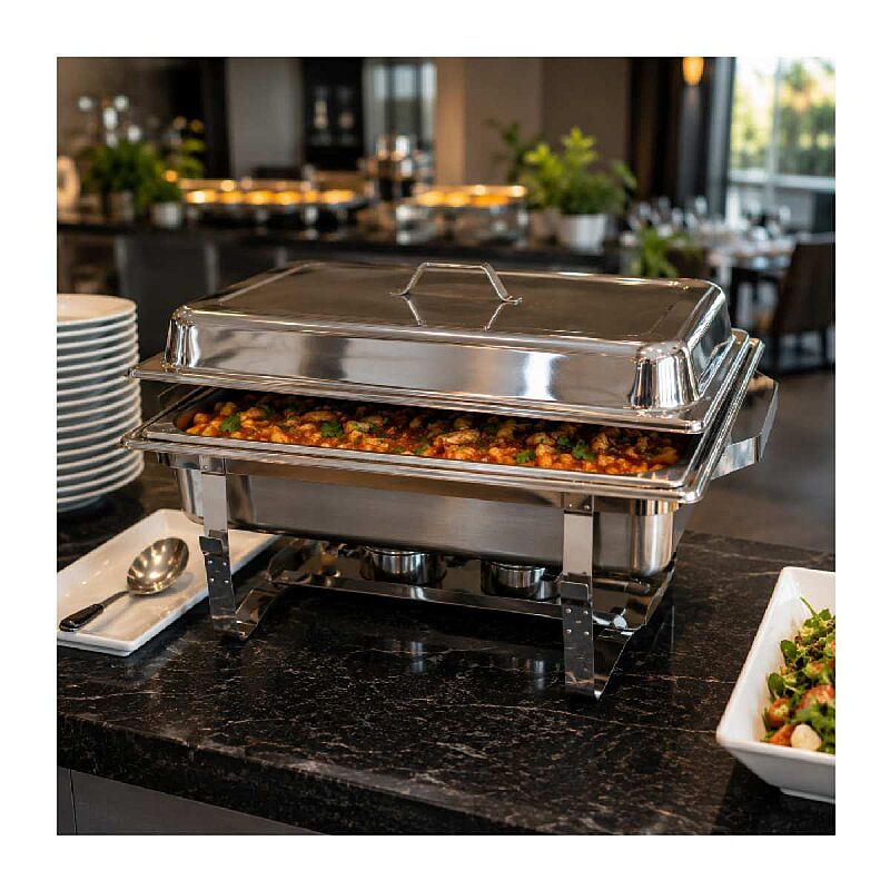 Kapp GN 1/1 Ekonomik Chafing Dish, Jel Yakıtlı - Görsel 3