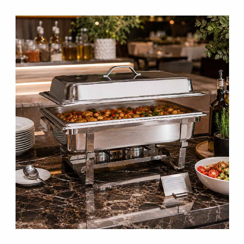 Kapp GN 1/1 Ekonomik Chafing Dish, Jel Yakıtlı - Görsel 4