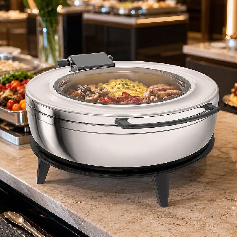 Kapp GN 1/1 Titan Chafing Dish, 5.7 L, Elektrikli, Siyah - Görsel 5
