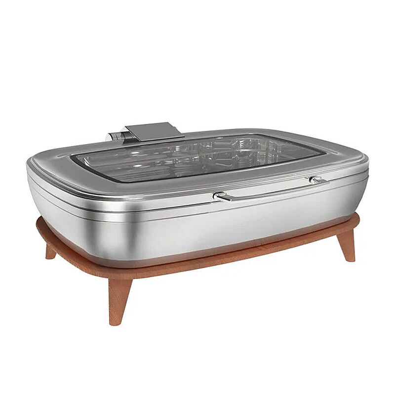 Kapp GN 1/1 Titan Chafing Dish Ayaklı Stand, 9 L İçin, Ahşap - Görsel 2