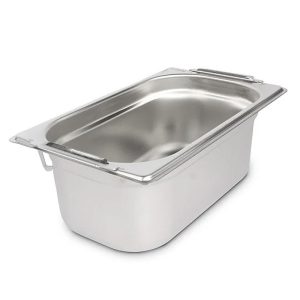 Kapp GN 1/4-100 mm Paslanmaz Çelik Saplı Gastronorm Küvet