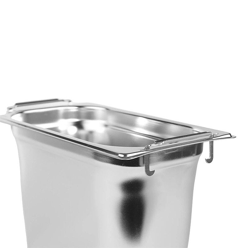 Kapp GN 1/4-200 mm Paslanmaz Çelik Saplı Gastronorm Küvet - Görsel 2