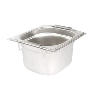 Kapp GN 1/6-100 mm Paslanmaz Çelik Saplı Gastronorm Küvet