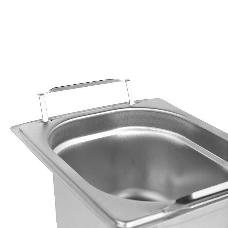 Kapp GN 1/6-100 mm Paslanmaz Çelik Saplı Gastronorm Küvet - Görsel 3