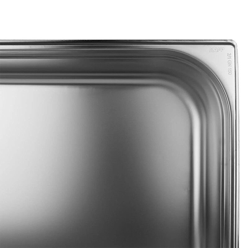 Kapp GN 2/1-150 mm Paslanmaz Çelik Standart Gastronorm Küvet - Görsel 3