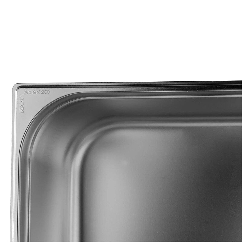 Kapp GN 2/1-200 mm Paslanmaz Çelik Standart Gastronorm Küvet - Görsel 4