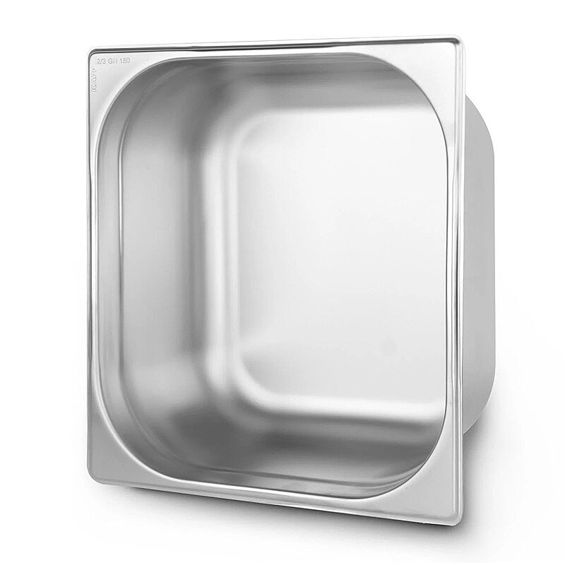 Kapp GN 2/3-150 mm Paslanmaz Çelik Standart Gastronorm Küvet - Görsel 4