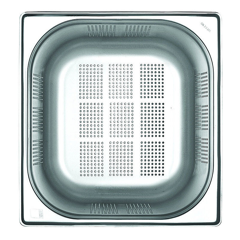 Kapp GN 2/3-40 mm Paslanmaz Çelik Delikli Gastronorm Küvet
