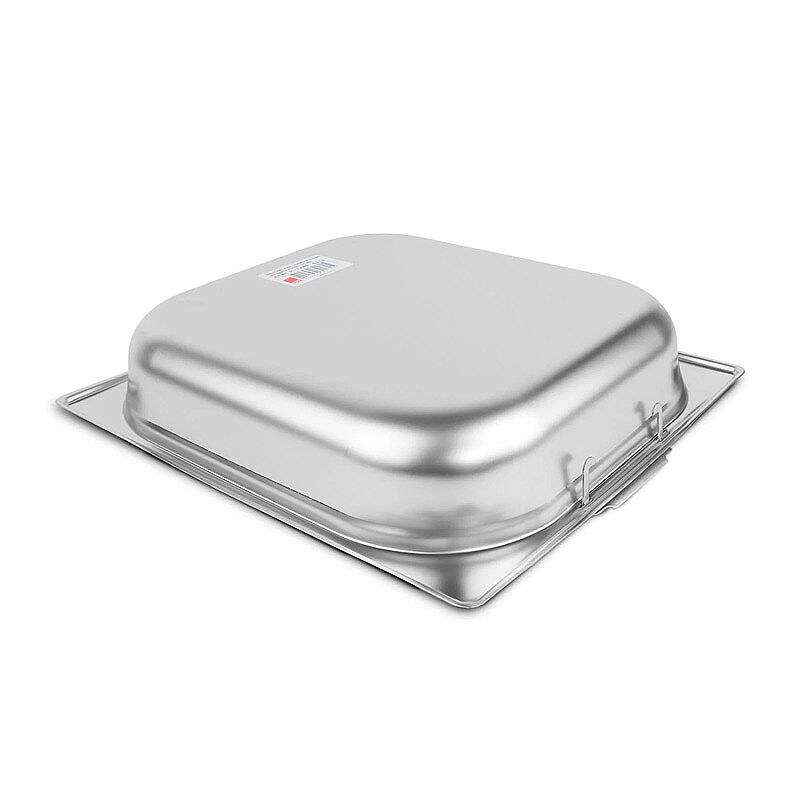 Kapp GN 2/3-65 mm Paslanmaz Çelik Saplı Gastronorm Küvet - Görsel 2